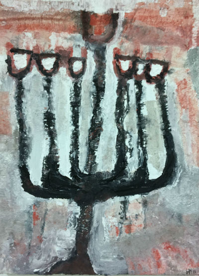 Menorah 30 x 40 cm